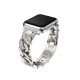 Apple Watch csillagfény strasszköves csavart fém szíj 42/44/45/46/49mm