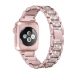 Apple Watch rosegold strasszköves fém szíj 38/40/41/42 (series10)mm