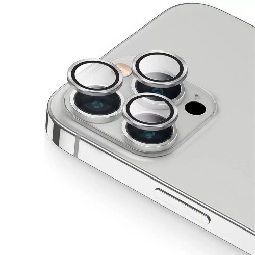 Applikátoros átlátszó kamera védő 9H iPhone 15 Pro, 15 Pro max
