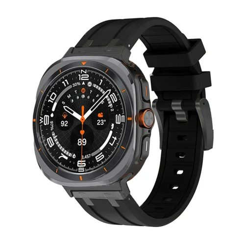 Galaxy Watch Ultra fekete prime szilikon óraszíj
