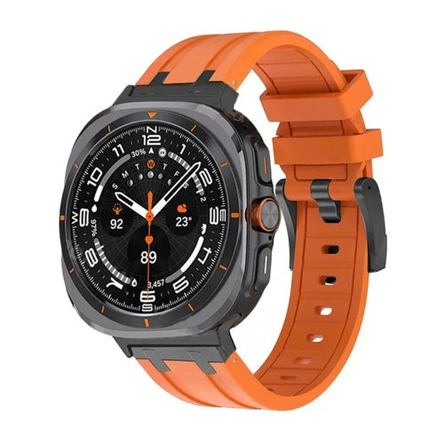 Galaxy Watch Ultra narancssárga prime szilikon óraszíj