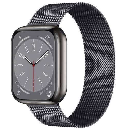 Apple Watch antracit szürke milánói szíj 42/44/45/46/49mm