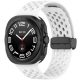 Galaxy Watch Ultra fehér sport szilikon óraszíj