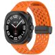 Galaxy Watch Ultra narancssárga sport szilikon óraszíj