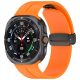 Galaxy Watch Ultra narancssárga szilikon óraszíj