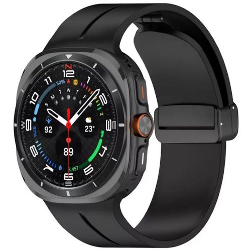 Galaxy Watch Ultra fekete szilikon óraszíj