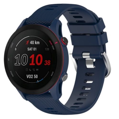 Android sötétkék szilikon óraszíj - 20mm