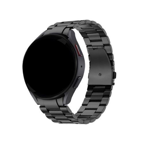 Android fekete klasszikus fém óraszíj - 22mm