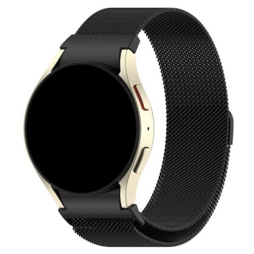 Android fekete milánói óraszíj - 22mm
