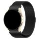 Android fekete milánói óraszíj - 22mm