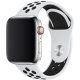 Apple Watch fehér-fekete sport szilikon szíj 38/40/41/42 (series10)mm