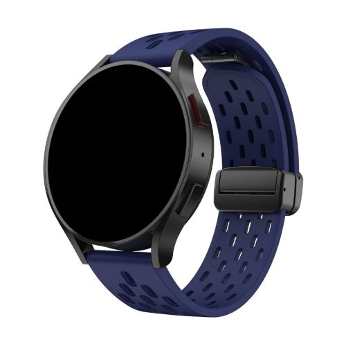 Android sötétkék sport szilikon óraszíj - 22mm