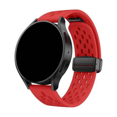 Android piros sport szilikon óraszíj - 22mm