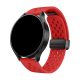 Android piros sport szilikon óraszíj - 22mm