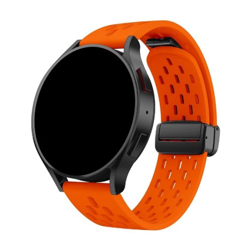 Android narancssárga sport szilikon óraszíj - 22mm