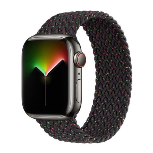 Apple Watch black unity fonott szíj M méret 42/44/45/46/49mm