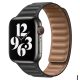 Apple Watch fekete bőr szíj 38/40/41/42 (series10)mm