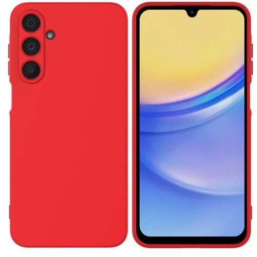 Samsung Galaxy A55 piros szilikon tok