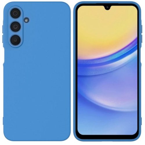 Samsung Galaxy A55 kék szilikon tok