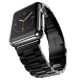 Apple Watch fekete klasszikus fém szíj 38/40/41/42 (series10)mm