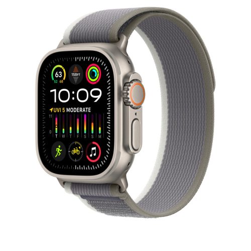 Apple Watch zöld-szürke terep szíj 38/40/41/42 (series10)mm
